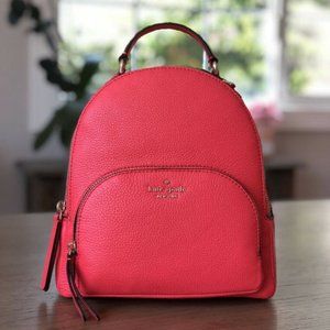 Kate spade jackson medium backpack red